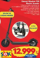 XİAOMİ NİNEBOT F30 ELECTRİC SCOOTER